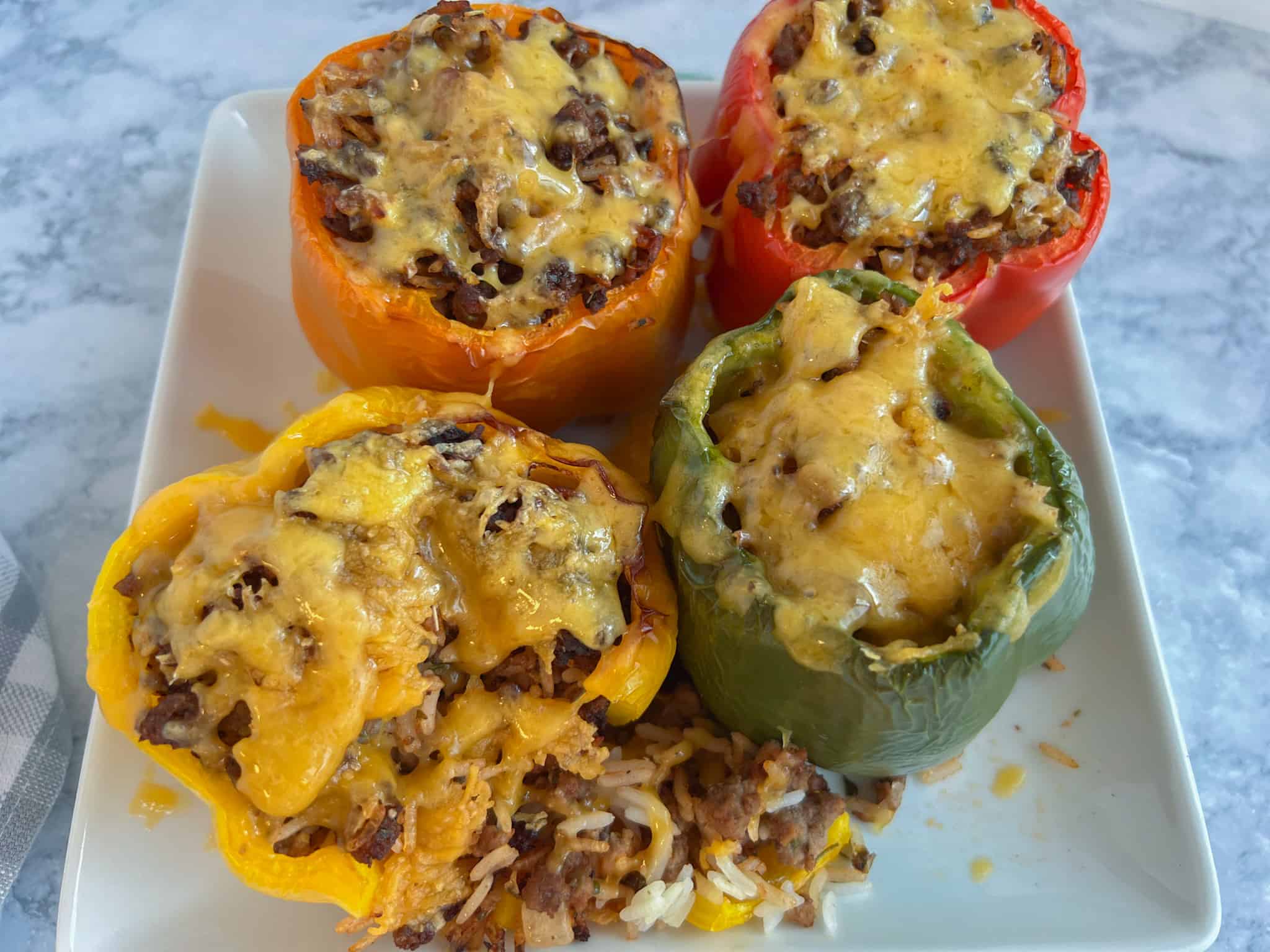 Ninja Foodi Stuffed Peppers